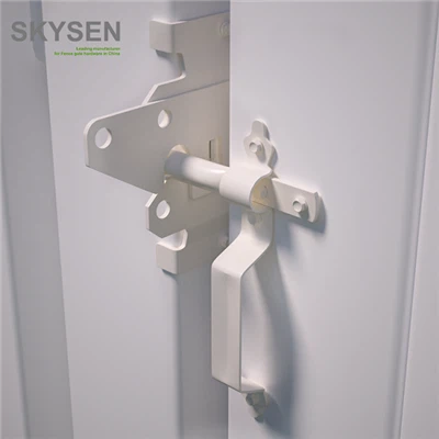 Laistí geata le haghaidh fál PVC